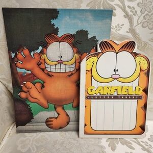 Vintage Garfield MEAD Portfolio Folder & Letter Tablet Note Pad